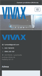 Mobile Screenshot of klimatizacie-vivax.sk